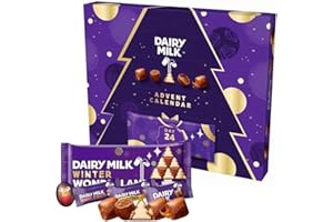 TOPLINE Christmas Milk Chocolate Advent Calendar 2025 - Festive Dairy Milk 24 Days Christmas Countdown Calendar 348g Great Chocolate Gift for Women or Secret Santa Gifts for Kids.
