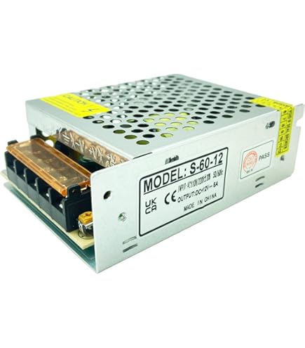 Anbull Convertidor De 110 V A 12 V, Con Interruptor De Encendidoapagado Smps 110v Ac A 12v Dc Adaptador Convertidor Transformador Fuente De Anbull Convertidor De 110 V A 12 V, Con Interruptor De Encendidoapagado Smps 110v Ac A 12v Dc Adaptador Convertidor Transformador Fuente De