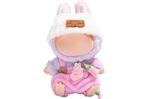 Axinyijia La-bubu Poupées Vêtements Tenue de La-bubu Monster Peluche Accessoires Cadeaux pour Collectionneurs (Rose 2)