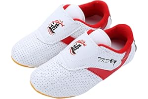 CHAOYILIAN Chaussures De Sport De Taekwondo,Chaussures De Karaté Kung Fu Tai Chi,Chaussures De Taekwondo Pour Enfants,AntidéRapant LéGer Respirantes,Pour Taï Chi Kong Fu Boxe Karaté EntraîNement Unisexe