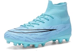 LECYGNB Boys Football Boots Astro Turf Trainers Kids Soccer Shoes Athletics Sport Shoes Professional Spikes Football Competition Shoes Teenager Indoor Outdoor Sneakers Unisex
