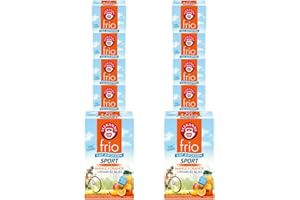 ‎TEEKANNE frio Sport Vital Mango-Orange 10 Packungen à 18 Beutel, 450g