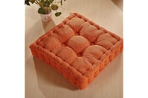 HOOWARM Cuscini Imbottiti Trapuntati per Sedili 50x50/40x40cm Lino Imbottitura Spessa Cuscino Trapuntato/Cuscino per Pavimento Lounge da Esterno per Mobili e Arredamento da Giardino ( Color : D , Size : 50*50