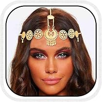 Chaînes De Tête KGDUYC 6 Pièces - Style Boho Avec Perles Et Strass, Pour Mariage, Festival, Femmes Et Filles
