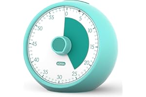 Conchstar Time Timer Enfant - Minuteur Visuel Éducatif 60 Min pour Gestion du Temps | École, Maison, Cuisine | Idéal TDAH et Méthode Pomodoro (Vert)