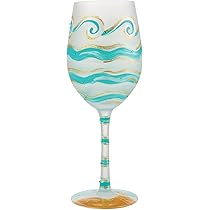 Bicchiere Da Vino Lolita Dipinto A Mano | Design Farfalla Con Cristalli, Ricetta Sul Fondo - Perfetto Per Regali - Foto 9