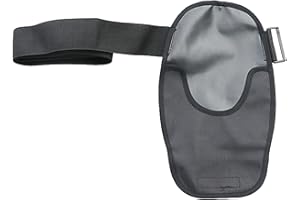 Kisbeibi Ostomy Bag Covers,Waterproof Portable Colostomy Bag Covers with Adjustable Elastic Fixation Band,Universal Ostomy Belt for Ileostomy,Reusable Ostomy Supplies for Men Women(COLOUR:Black)