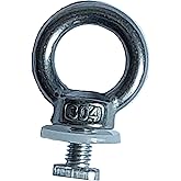 GAO Flora 40 Stück Pflanzenhalter Edelstahl - Ösen Mit M6 Schrauben Für Rankhilfen