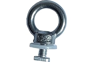 GAO Flora® 10 Ringmuttern mit Hammerkopfschraube M6 Edelstahl Pflanzenhalter im Gewächshaus