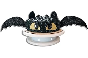 PALASASA Tortendeko Drachen Cake topper Geburtstag Dragon Kuchen Deko Geburtstag Drachen Kuchen Toppers Schwarze Muffin Deko Torte Happy Birthday Kindergeburtstag Deko 2 stück