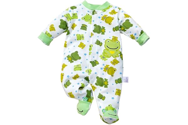 KIDDLETOWN Vêtements Ensemble Nouveau Née Bébé Garçon Fille, Bébé Pyjama Garçon recouvre les pieds, coton à manches longues Body Combinaison, Tenue de Naissance, nouveau-né vêtements Bébé 0-12 mois