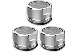 FROGETU 3 Pezzi Rompigetto 24mm Aeratore Rubinetto Filtri Rubinetti,Aeratore Rubinetto Filtri Rubinetti Lavandino per Cucina e Bagno,con Filtro in Acciaio Inox e ABS