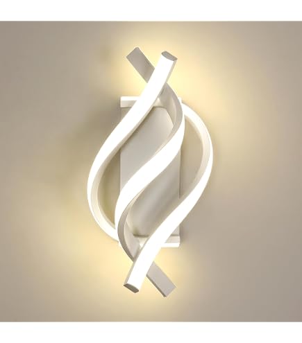 Applique murale intérieure LED, design moderne, rotation à 350