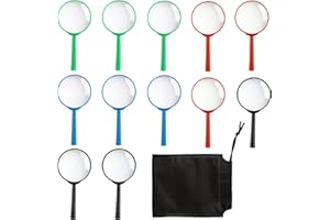 HUSALSEA Set Di 12 Pezzi Lente Ingrandimento, Lente Ingrandimento Bambini, Lente Di Ingrandimento Ingrandimento 3x, Lente Di Ingrandimento Per Lettura Per Esplorare E Imparare, 6 X 13 Cm, 4 Colori