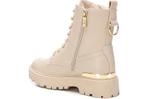 XTI - Botín cierre de cremallera para niña, color: marron, talla: 33