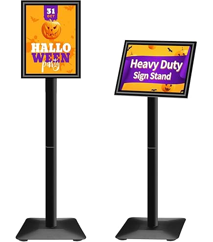 HOMASIS Support D'information A3/A4 Réglable En Hauteur En