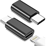 Yootech pour Lightning Femelle vers USB C Mâle pour iPhone 15/15 Pro/15 Pro Max/15 Plus, Connecteur de USB C Supportant Charg