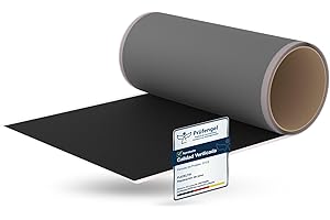 Flickly® Parches de reparación autoadhesivos | camión, remolque, tienda, toldos, camping, sombrillas, piscina | disponible en muchos colores | 2,5 m x 200 mm | (RAL 9005) Negro