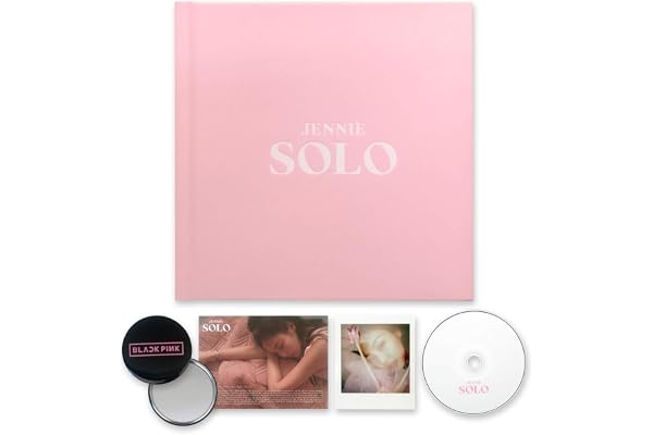 SOLO - BLACKPINK JENNIE Album CD + Photobook + Lyrics Postcard + Photocard + FREE GIFT / K-POP Sealed