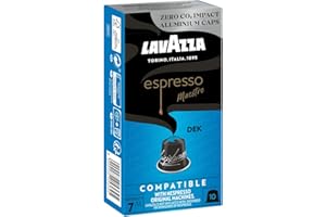 Lavazza, Espresso Maestro Dek, 10 Cápsulas de Café Compatibles con las Máquinas Nespresso* Original, Notas Aromáticas de Frut