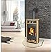 Produktbild FIREPLACE Kaminofen Paris, Sandstein, 6 kW, Panorama Sichtscheibe