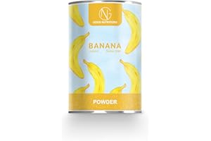 GOOD-NUTRITION Banane en poudre - Lyophilisées|biologique|végan|crue|pure fruits|sans additives|riches en vitamins|Good Nutritions 120g