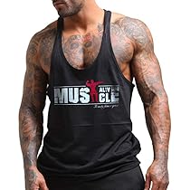 Canotta Uomo GYMAPE Per Palestra - Cotone Elastico, Y-Back, Design Muscoloso, Comfort Massimo - Foto 3