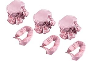 Landrain Brak uszkodzeń włosów Bun Bons Heatless Curls, Blowout Hair Curler No Heat Overnight nadaje się do wszystkich rodzajów włosów