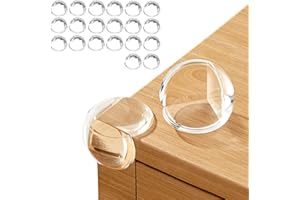 DSTELIN 20er-Pack Eckenschützer für Baby-Schreibtische, superklebrige Eckenschützer für Schreibtische, Eckenschützer für Baby-Schreibtische, Kantenschützer, Eckenschützer für Baby- und Kinder-Schreibtische