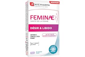 Forté Pharma - Feminae Désir & Libido - Bien etre femme, Libido femme, Fatigue, Régulation hormonale - MACA, Rose biota, Rhodiola, Vitamines - 28 comprimés, 2/jour