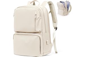 BOXSAM Zaino Ryanair 40x20x25 Bagaglio a Mano Zaino Borsa da Cabina per Easyjet 45x36x20 Impermeabile Zaino da Viaggio Aereo Donna Travel Backpack