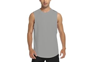 WAZZAP Camiseta Tirantes Hombre Secado Rápido Gym Fitness Gimnasio Deportivo Sin Manga Tank Top