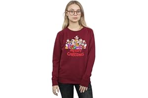 ABSOLUTE CULT Disney Women's Mickey Mouse and Friends Christmas Sweatshirt