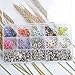 Produktbild in Storage Box 150 Sets 10 Colours 9.5mm Metal Prong Ring Snap Fasteners Press Studs For bandana bibs, baby grows, keyrings ,Dummy Clips by ifsecond