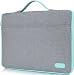 Produktbild ProCase 13-13.5 Zoll Hülsenkoffer Cover für MacBook Pro 2016 / Pro mit Retina/MacBook Air/Surface Book, Ultrabook Laptop Tasche für 13" 13.3" Lenovo Dell Toshiba HP ASUS Acer Chromebook -Hellgrau