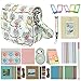 Produktbild Goocor 15 in 1 Instax Mini 9 Kamera Zubehör Set für Fujifilm Instax Mini 9 / Mini 8 / Mini 8+ Kamera, Beinhaltet Mini 9 Case, Alben, Sechs Farbfilter, Regenbogen Schultergurt, Selfie Objektiv, Desktop Rahmen, Creative Hanging Frame, Aufkleber, Stift ETC (Eule)