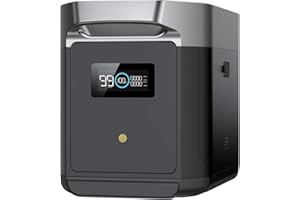 EF ECOFLOW ECOFLOW Extra Battery for DELTA 2 Max Portable Power Station, 2048Wh Capacity, LifePO4 Battery For Home Backup, Energy Savings, Outdoors, RV, Camping