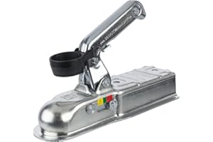 ‎UNITRAILER Winterhoff WW8-G Kugelkupplung Anhängerkupplung für 800kg Anhänger mit 60mm Vierkantdeichsel Zugmaul Zugkugelkupplung Kugelkopfkupplung Halterung