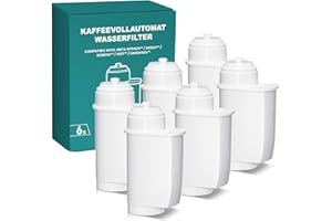 Filswa Filtro de agua para cafeteras automáticas Siemens EQ-Series, EQ6 Plus S700, EQ9, S900, S500, EQ500, EQ700, EQ900. alternativa económica (6 unidades)