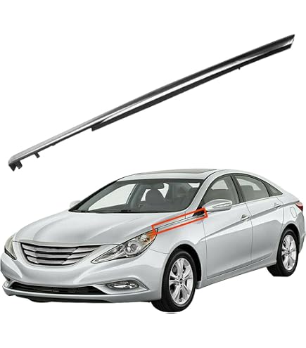 thumbnail image 2 of Front Left Fender Chrome Molding Trim For Hyundai Sonata 2015-2017 2 of 2