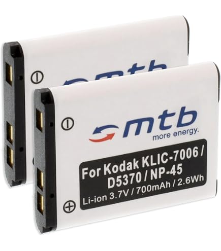 Kodak KLIC-5001 EasyShare Series Li-Ion Rechargeable Digital Camera Battery
