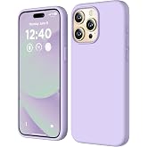 Apple iPhone 14 Pro Max Kılıf 6.7 ile Uyumlu, Uruchi İnce Sıvı Silikon 3 Katmanlı Tam Kaplamalı Yumuşak Jel Kau&ccedil;uk Kılıf Kapa