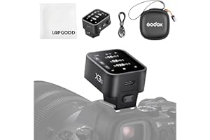Godox X3-C Kamerablitz Blitzauslöser, X3C 2.4GHz Wireless Flash Trigger mit OLED-Touchscreen,TCM,Integrierter Lithium-Akku (Typ-c-Ladung),Kabelloser Blitzauslöser für Canon EOS Kamera