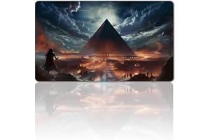 MPLR BOARD GAME Board Game MTG Playmat + Free Waterproof Bag, Stitched Edges, Smooth Rubber Surface, MTG PlayMat with Zones (An Original All Is Dust Playmat) (No Zone)