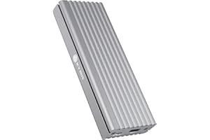 ‎ICY BOX ICY BOX SSD M.2 NVMe Gehäuse, USB 3.1 (Gen2, 10 Gbit/s), Kühlsystem, USB-C, USB-A, PCIe M-Key, Aluminium, Silber