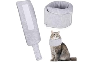 Fiotha Haustier Halskrause, Halskrause Hund Leckschutz, Halskrausen für Katzen, Halskrause Katze Weich, Verstellbarer Schutzkragen Hund, für Genesung Nach Operationen Oder Wunden, M