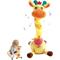 Jirafa De Peluche Bailarina Y Parlanchina – Juguete Musical Interactivo Con Batería Recargable