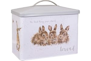 Wrendale Designs (TN021) - Portapane con motivo coniglietti e volpe, design “Daisy Chain” e “Afternoon Nap”