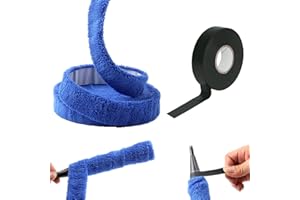 Racquet Grip Tape,CHENKEE 10M Selbstklebender Badminton Tennisschläger AntiRutsch Baumwollhandtuchgriff Reel Handtuchgriff overgrip Sweatband Tape mit Dichtungsband Für Baseballschlägergriff Auftrage