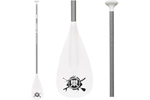 FunWater SUP Paddles - Adjustable Stand Up Paddle 3 Piece or 4 Piece Floating Alloy Portable Paddle Board Paddles - Lightweight & Floating oars - Durable and Packable - Efficient Padding